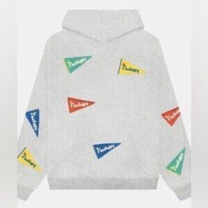 Madhappy Summer Games Heritage Flag Hoodie in Heather Gray